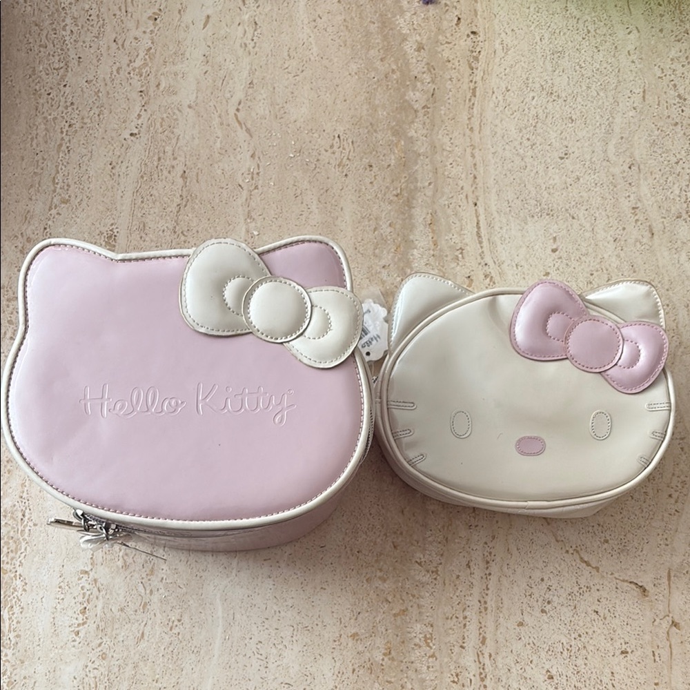 2000s Hello Kitty Makeup Organizers